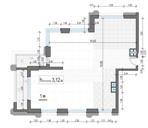 2-BD Apartment Sale, 107.5平方米 at Foriver, Simonovskaya Embankment, 3к1, Moscow, Russia #2 2-BD Apartment Sale, 107.5平方米 at Foriver, Simonovskaya Embankment, 3к1, Moscow, Russia #2