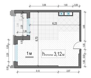 1-BD Apartment Sale, 47.9 sq. m. at Foriver, Simonovskaya Embankment, 3к1, Moscow, Russia #3 1-BD Apartment Sale, 47.9 sq. m. at Foriver, Simonovskaya Embankment, 3к1, Moscow, Russia #3