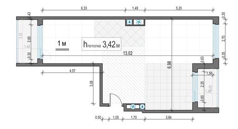 2-BD Apartment Sale, 69.9 sq. m. at Foriver, Simonovskaya Embankment, 3к1, Moscow, Russia #3 2-BD Apartment Sale, 69.9 sq. m. at Foriver, Simonovskaya Embankment, 3к1, Moscow, Russia #3