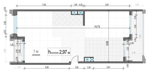 3-BD Apartment Sale, 98.4平方米 at Foriver, Simonovskaya Embankment, 3к1, Moscow, Russia #2 3-BD Apartment Sale, 98.4平方米 at Foriver, Simonovskaya Embankment, 3к1, Moscow, Russia #2