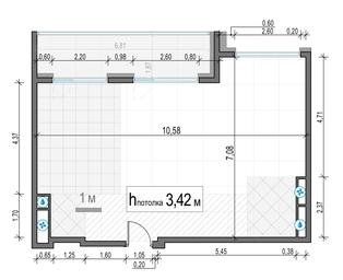 2-BD Apartment Sale, 71.9 sq. m. at Foriver, Simonovskaya Embankment, 3к1, Moscow, Russia #3 2-BD Apartment Sale, 71.9 sq. m. at Foriver, Simonovskaya Embankment, 3к1, Moscow, Russia #3