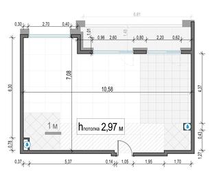 2-BD Apartment Sale, 71.5 sq. m. at Foriver, Simonovskaya Embankment, 3к1, Moscow, Russia #4