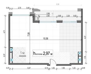 2-BD Apartment Sale, 70.6 sq. m. at Foriver, Simonovskaya Embankment, 3к1, Moscow, Russia #3 2-BD Apartment Sale, 70.6 sq. m. at Foriver, Simonovskaya Embankment, 3к1, Moscow, Russia #3