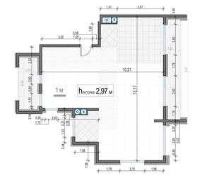 2-BD Apartment Sale, 101.2平方米 at Foriver, Simonovskaya Embankment, 3к1, Moscow, Russia #2 2-BD Apartment Sale, 101.2平方米 at Foriver, Simonovskaya Embankment, 3к1, Moscow, Russia #2