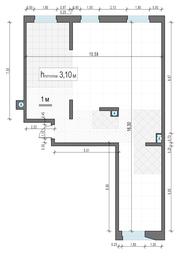 2-BD Apartment Sale, 113.3 sq. m. at Foriver, Simonovskaya Embankment, 3к1, Moscow, Russia #3 2-BD Apartment Sale, 113.3 sq. m. at Foriver, Simonovskaya Embankment, 3к1, Moscow, Russia #3