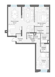 2-BD Apartment Sale, 113.2 sq. m. at Foriver, Simonovskaya Embankment, 3к1, Moscow, Russia #4