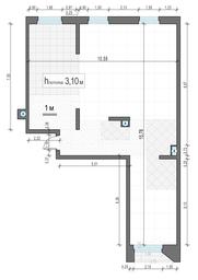 2-BD Apartment Sale, 112.6平方米 at Foriver, Simonovskaya Embankment, 3к1, Moscow, Russia #3 2-BD Apartment Sale, 112.6平方米 at Foriver, Simonovskaya Embankment, 3к1, Moscow, Russia #3