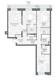 2-BD Apartment Sale, 107 sq. m. at Foriver, Simonovskaya Embankment, 3к1, Moscow, Russia #4