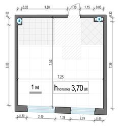 1-BD Apartment Sale, 53.3平方米 at Foriver, Simonovskaya Embankment, 3к1, Moscow, Russia #3 1-BD Apartment Sale, 53.3平方米 at Foriver, Simonovskaya Embankment, 3к1, Moscow, Russia #3