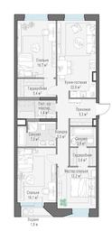 2-BD Apartment Sale, 106.6 sq. m. at Foriver, Simonovskaya Embankment, 3к1, Moscow, Russia #2 2-BD Apartment Sale, 106.6 sq. m. at Foriver, Simonovskaya Embankment, 3к1, Moscow, Russia #2