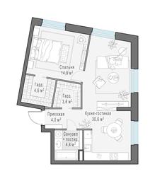 1-BD Apartment Sale, 62 sq. m. at Foriver, Simonovskaya Embankment, 3к1, Moscow, Russia #3 1-BD Apartment Sale, 62 sq. m. at Foriver, Simonovskaya Embankment, 3к1, Moscow, Russia #3