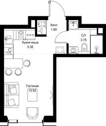 Apartment Sale, 23.84平方米 at SET, Vereyskaya Street, Moscow, Russia #4