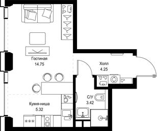 Apartment Sale, 27.75 sq. m. at SET, Vereyskaya Street, Moscow, Russia #3 Apartment Sale, 27.75 sq. m. at SET, Vereyskaya Street, Moscow, Russia #3