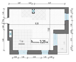 1-BD Apartment Sale, 57.7 sq. m. at Foriver, Simonovskaya Embankment, 3к1, Moscow, Russia #3 1-BD Apartment Sale, 57.7 sq. m. at Foriver, Simonovskaya Embankment, 3к1, Moscow, Russia #3