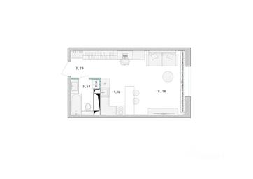 Apartment Sale, 30.3 sq. m. at Serebro, Yaroslavskoye shosse, Pushkino, Moscow Region, Russia #3 Apartment Sale, 30.3 sq. m. at Serebro, Yaroslavskoye shosse, Pushkino, Moscow Region, Russia #3