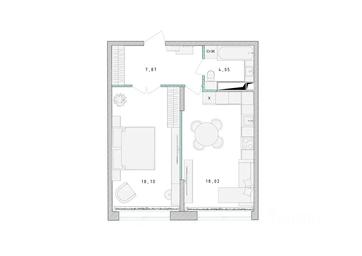 Apartment Sale, 48.1平方米 at Serebro, Yaroslavskoye shosse, Pushkino, Moscow Region, Russia #3 Apartment Sale, 48.1平方米 at Serebro, Yaroslavskoye shosse, Pushkino, Moscow Region, Russia #3