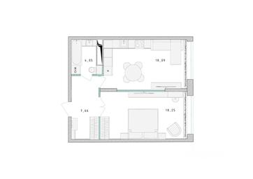Apartment Sale, 48.1平方米 at Serebro, Yaroslavskoye shosse, Pushkino, Moscow Region, Russia #2 Apartment Sale, 48.1平方米 at Serebro, Yaroslavskoye shosse, Pushkino, Moscow Region, Russia #2