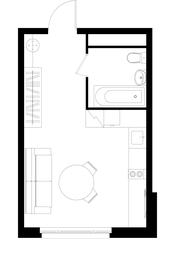 Apartment Sale, 26.5 sq. m. at Peredelkino Blizhnee, Korneya Chukovskogo Street, 1, Vnukovskoye Settlement, Moscow, Russia #4