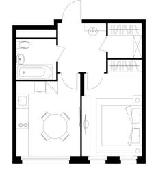 Apartment Sale, 38.5平方米 at Peredelkino Blizhnee, Korneya Chukovskogo Street, 1, Vnukovskoye Settlement, Moscow, Russia #4