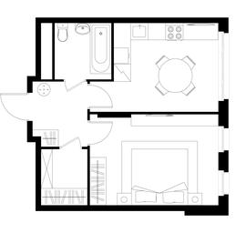 Apartment Sale, 39.1 sq. m. at Peredelkino Blizhnee, Korneya Chukovskogo Street, 1, Vnukovskoye Settlement, Moscow, Russia #4