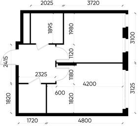 Apartment Sale, 38.6 sq. m. at Peredelkino Blizhnee, Korneya Chukovskogo Street, 1, Vnukovskoye Settlement, Moscow, Russia #3 Apartment Sale, 38.6 sq. m. at Peredelkino Blizhnee, Korneya Chukovskogo Street, 1, Vnukovskoye Settlement, Moscow, Russia #3