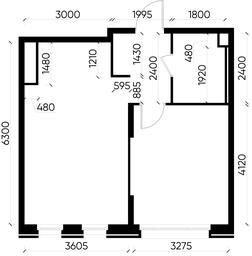 Apartment Sale, 43.5平方米 at Peredelkino Blizhnee, Korneya Chukovskogo Street, 1, Vnukovskoye Settlement, Moscow, Russia #3