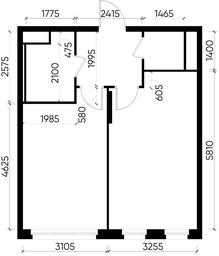 Apartment Sale, 44 sq. m. at Peredelkino Blizhnee, Korneya Chukovskogo Street, 1, Vnukovskoye Settlement, Moscow, Russia #3