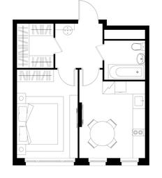 Apartment Sale, 38.3 sq. m. at Peredelkino Blizhnee, Korneya Chukovskogo Street, 1, Vnukovskoye Settlement, Moscow, Russia #4