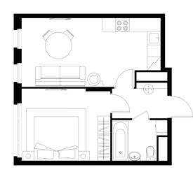 2-BD Apartment Sale, 39.8 sq. m. at Peredelkino Blizhnee, Korneya Chukovskogo Street, 1, Vnukovskoye Settlement, Moscow, Russia #4