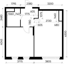 Apartment Sale, 46.9 sq. m. at Peredelkino Blizhnee, Korneya Chukovskogo Street, 1, Vnukovskoye Settlement, Moscow, Russia #3 Apartment Sale, 46.9 sq. m. at Peredelkino Blizhnee, Korneya Chukovskogo Street, 1, Vnukovskoye Settlement, Moscow, Russia #3