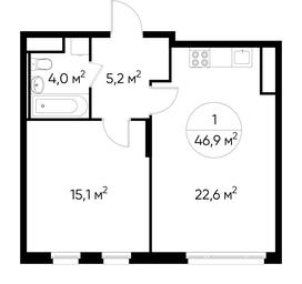 Apartment Sale, 46.9 sq. m. at Peredelkino Blizhnee, Korneya Chukovskogo Street, 1, Vnukovskoye Settlement, Moscow, Russia #2 Apartment Sale, 46.9 sq. m. at Peredelkino Blizhnee, Korneya Chukovskogo Street, 1, Vnukovskoye Settlement, Moscow, Russia #2