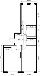 2-BD Apartment Sale, 63.2 sq. m. at Peredelkino Blizhnee, Korneya Chukovskogo Street, 1, Vnukovskoye Settlement, Moscow, Russia #3 2-BD Apartment Sale, 63.2 sq. m. at Peredelkino Blizhnee, Korneya Chukovskogo Street, 1, Vnukovskoye Settlement, Moscow, Russia #3