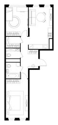 2-BD Apartment Sale, 66.8 sq. m. at Peredelkino Blizhnee, Korneya Chukovskogo Street, 1, Vnukovskoye Settlement, Moscow, Russia #4