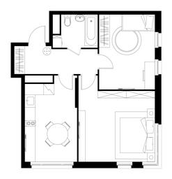 2-BD Apartment Sale, 57.6 sq. m. at Peredelkino Blizhnee, Korneya Chukovskogo Street, 1, Vnukovskoye Settlement, Moscow, Russia #4