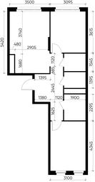 2-BD Apartment Sale, 62.7 sq. m. at Peredelkino Blizhnee, Korneya Chukovskogo Street, 1, Vnukovskoye Settlement, Moscow, Russia #3