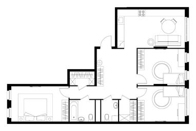 3-BD Apartment Sale, 92平方米 at Peredelkino Blizhnee, Korneya Chukovskogo Street, 1, Vnukovskoye Settlement, Moscow, Russia #4