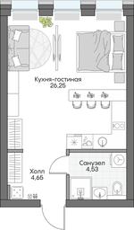 Apartment Sale, 34.5 sq. m. at Dom na naberezhnoy INSIDER (Insayder), Avtozavodskaya Street, Moscow, Russia #3 Apartment Sale, 34.5 sq. m. at Dom na naberezhnoy INSIDER (Insayder), Avtozavodskaya Street, Moscow, Russia #3