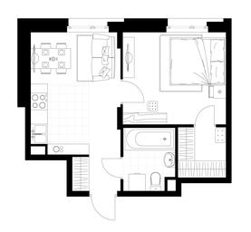 Apartment Sale, 36.7 sq. m. at Rezidentsii Skolkovo, Kashtanovaya ulitsa, 1, rabochiy posyolok Zarechye, Odintsovskiy City District, Moscow Region, Russia #4