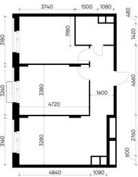 2-BD Apartment Sale, 59.7平方米 at Rezidentsii Skolkovo, Kashtanovaya ulitsa, 1, rabochiy posyolok Zarechye, Odintsovskiy City District, Moscow Region, Russia #3 2-BD Apartment Sale, 59.7平方米 at Rezidentsii Skolkovo, Kashtanovaya ulitsa, 1, rabochiy posyolok Zarechye, Odintsovskiy City District, Moscow Region, Russia #3
