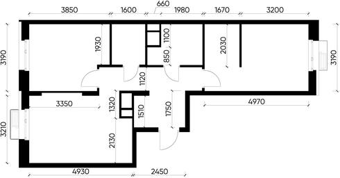 2-BD Apartment Sale, 60.9 sq. m. at Rezidentsii Skolkovo, Kashtanovaya ulitsa, 1, rabochiy posyolok Zarechye, Odintsovskiy City District, Moscow Region, Russia #3