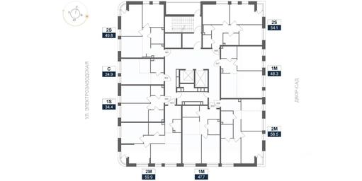 Apartment Sale, 24.9 sq. m. at ARTEL (Artel), Elektrozavodskaya Street, Moscow, Russia #2