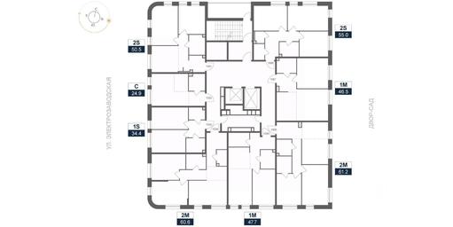 Apartment Sale, 24.9 sq. m. at ARTEL (Artel), Elektrozavodskaya Street, Moscow, Russia #2 Apartment Sale, 24.9 sq. m. at ARTEL (Artel), Elektrozavodskaya Street, Moscow, Russia #2