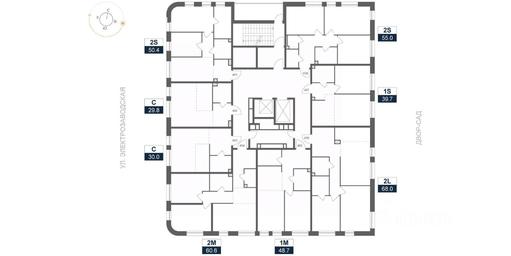Apartment Sale, 29.8 sq. m. at ARTEL (Artel), Elektrozavodskaya Street, Moscow, Russia #2