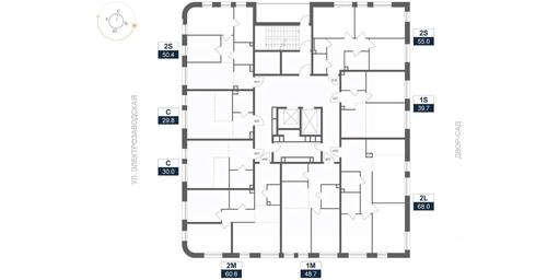 Apartment Sale, 39.7 sq. m. at ARTEL (Artel), Elektrozavodskaya Street, Moscow, Russia #2