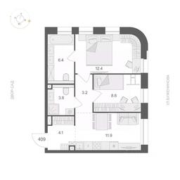 1-BD Apartment Sale, 50.4平方米 at ARTEL (Artel), Elektrozavodskaya Street, Moscow, Russia #3 1-BD Apartment Sale, 50.4平方米 at ARTEL (Artel), Elektrozavodskaya Street, Moscow, Russia #3