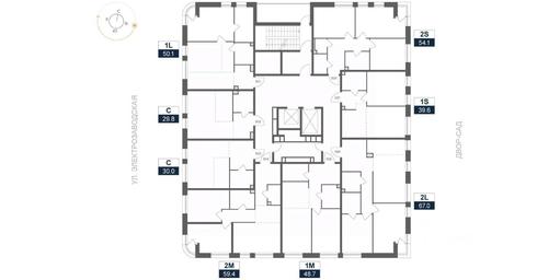Apartment Sale, 48.7 sq. m. at ARTEL (Artel), Elektrozavodskaya Street, Moscow, Russia #2 Apartment Sale, 48.7 sq. m. at ARTEL (Artel), Elektrozavodskaya Street, Moscow, Russia #2