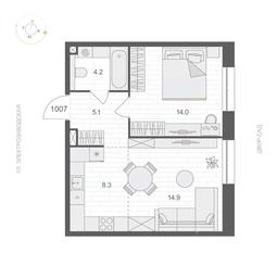 Apartment Sale, 46.5 sq. m. at ARTEL (Artel), Elektrozavodskaya Street, Moscow, Russia #3