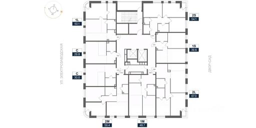 Apartment Sale, 49.95 sq. m. at ARTEL (Artel), Elektrozavodskaya Street, Moscow, Russia #2