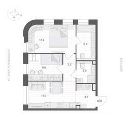 1-BD Apartment Sale, 50.4 sq. m. at ARTEL (Artel), Elektrozavodskaya Street, Moscow, Russia #3 1-BD Apartment Sale, 50.4 sq. m. at ARTEL (Artel), Elektrozavodskaya Street, Moscow, Russia #3