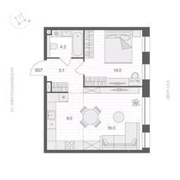 Apartment Sale, 48.3 sq. m. at ARTEL (Artel), Elektrozavodskaya Street, Moscow, Russia #3